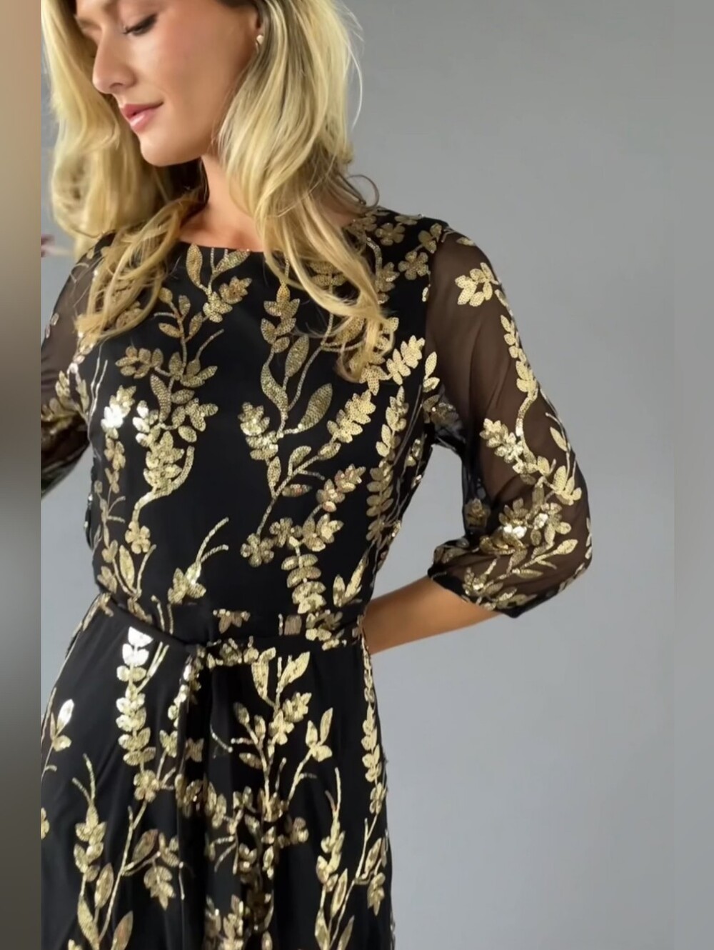Baltic Born Destiny Sequined Maxi Dress - Picture 3 of 12